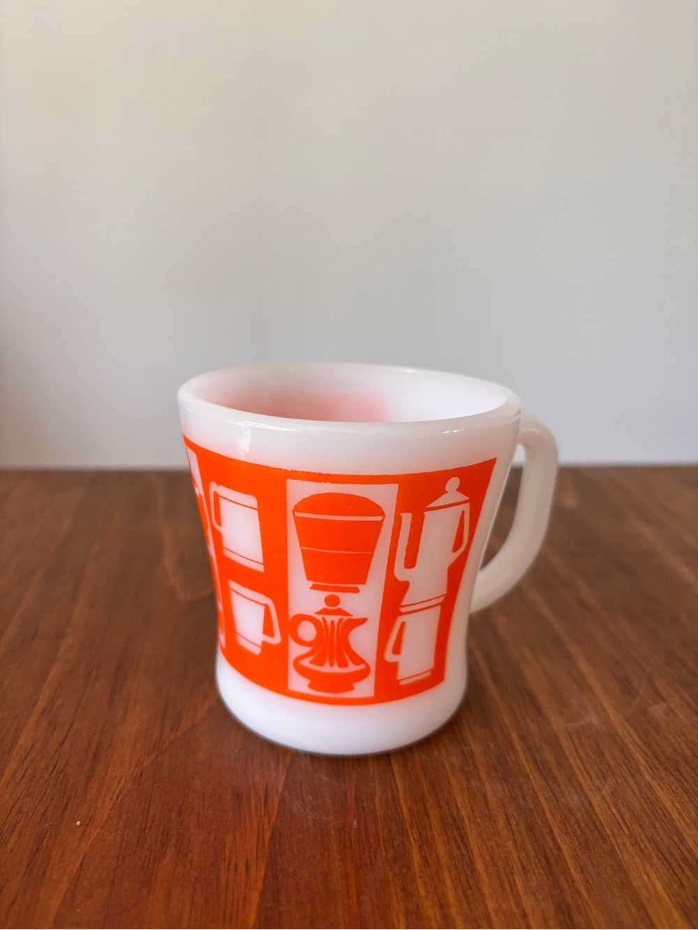 Fire - King Vintage Milk Glass Coffee Mug
